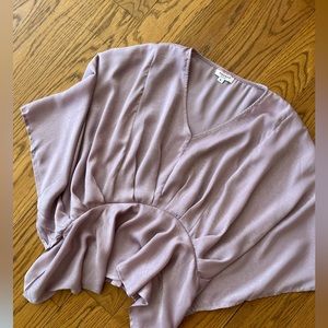 Andree M blouse EUC SFPF - light pink silky blouse